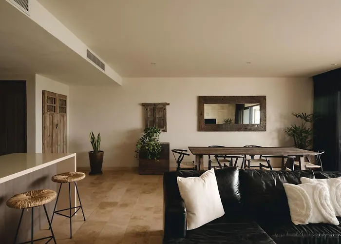 Beachfront 3br With Private Rooftop And Lounge Pool, Tankah Bay Apartamento *